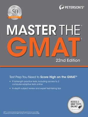 cover image of Master the GMAT, 2